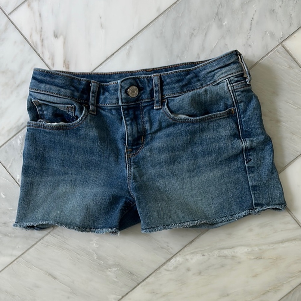 GAP Kids Light Blue Denim Shortie Girls 12